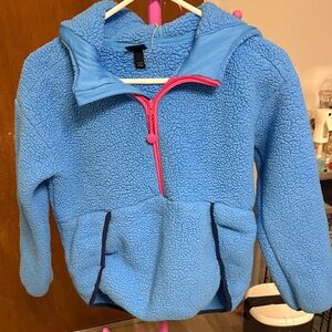 All in Motion Kids Blue and Pink Fleece Hoodie